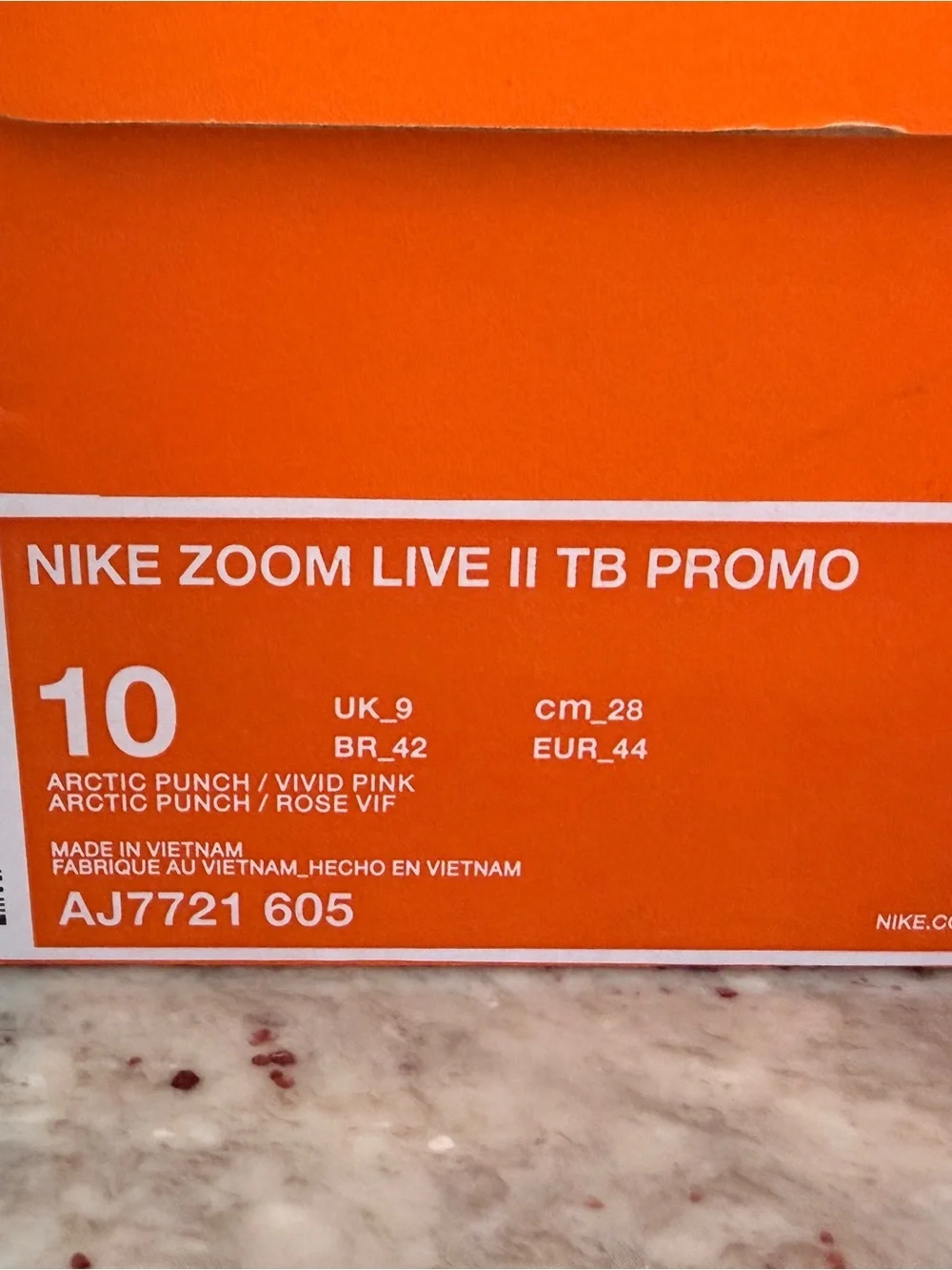Nike Zoom Live II TB Promo Basketball Shoes - Kay Yow